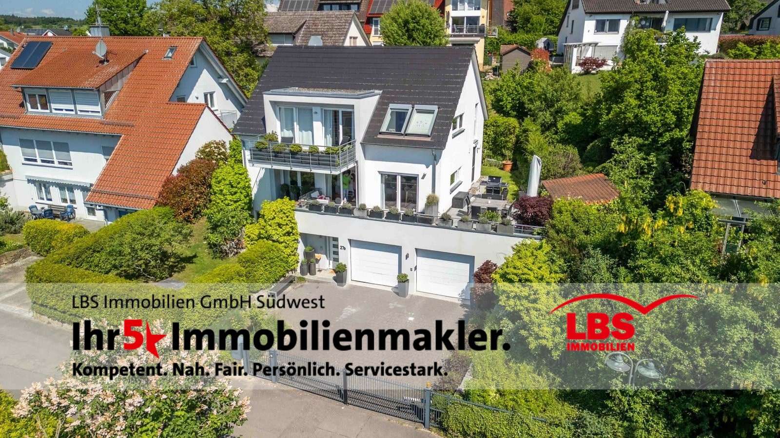 Ansicht Süd - Einfamilienhaus in 78343 Gaienhofen mit 213m² kaufen