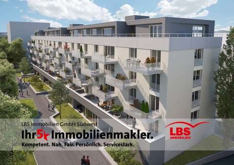 Ansicht Ost - Etagenwohnung in 78224 Singen mit 50m² kaufen