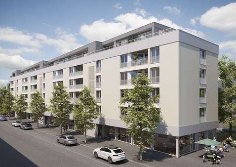 Ansicht West - Etagenwohnung in 78224 Singen mit 50m² kaufen