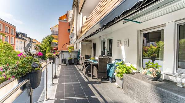 Balkon - Etagenwohnung in 78224 Singen mit 101m² kaufen