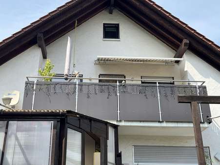 Überdachter Balkon Überdachter Balkon - Maisonette-Wohnung in 73037 Göppingen mit 111m² kaufen