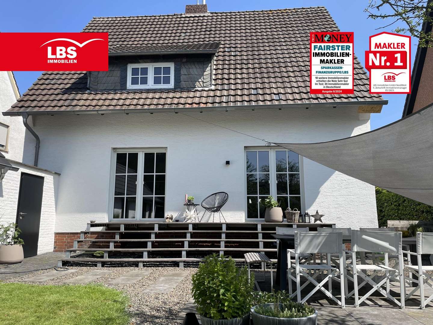 Außenansicht Garten Außenansicht Garten - Einfamilienhaus in 33378 Rheda-Wiedenbrück mit 140m² kaufen