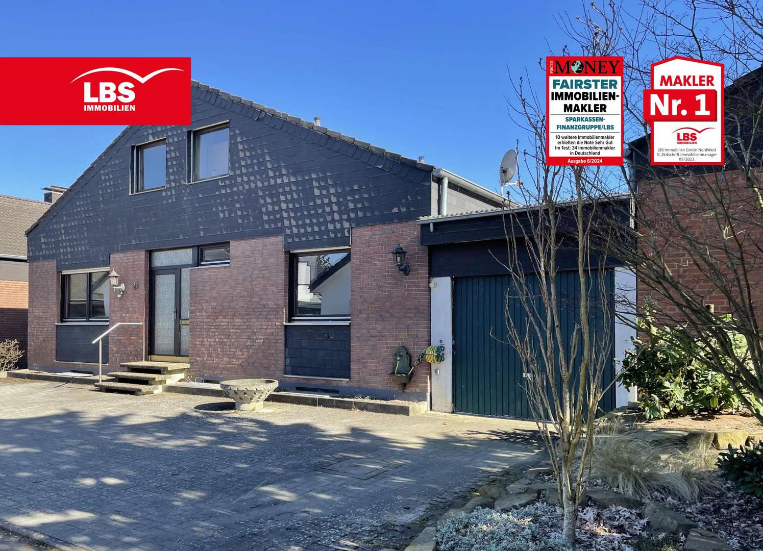 Außenansicht vorne - Einfamilienhaus in 33378 Rheda-Wiedenbrück mit 140m² kaufen