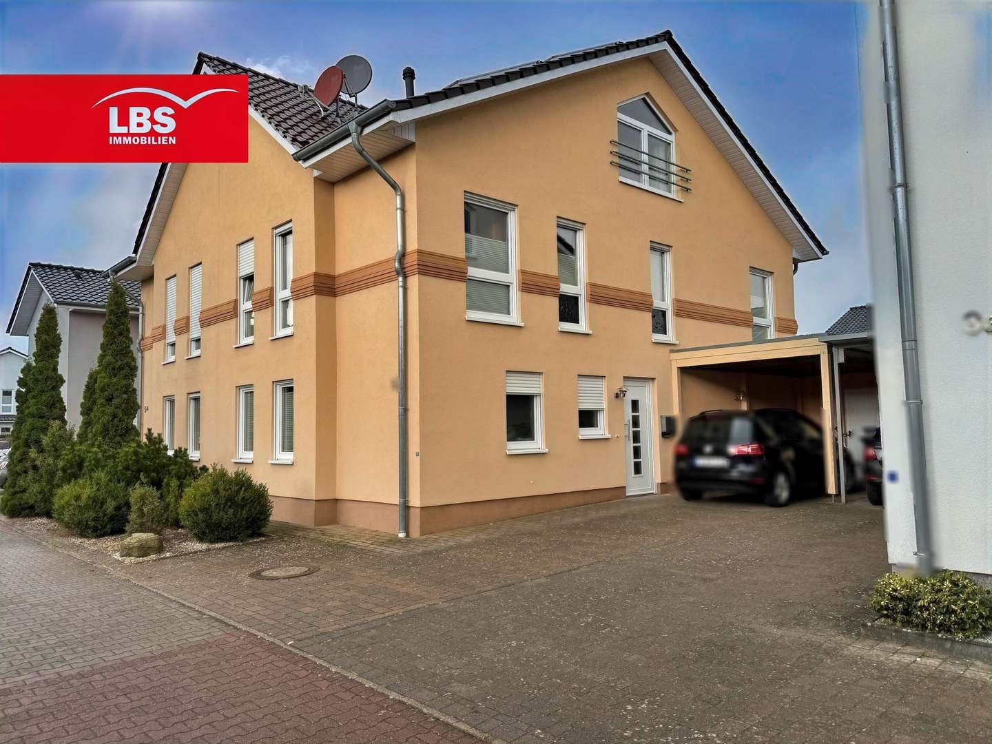 Außenansicht Außenansicht - Doppelhaushälfte in 48282 Emsdetten mit 108m² kaufen