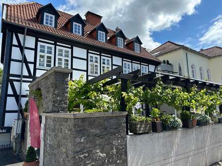 Zugang Außenterrasse - Mehrfamilienhaus in 32756 Detmold mit 217m² kaufen