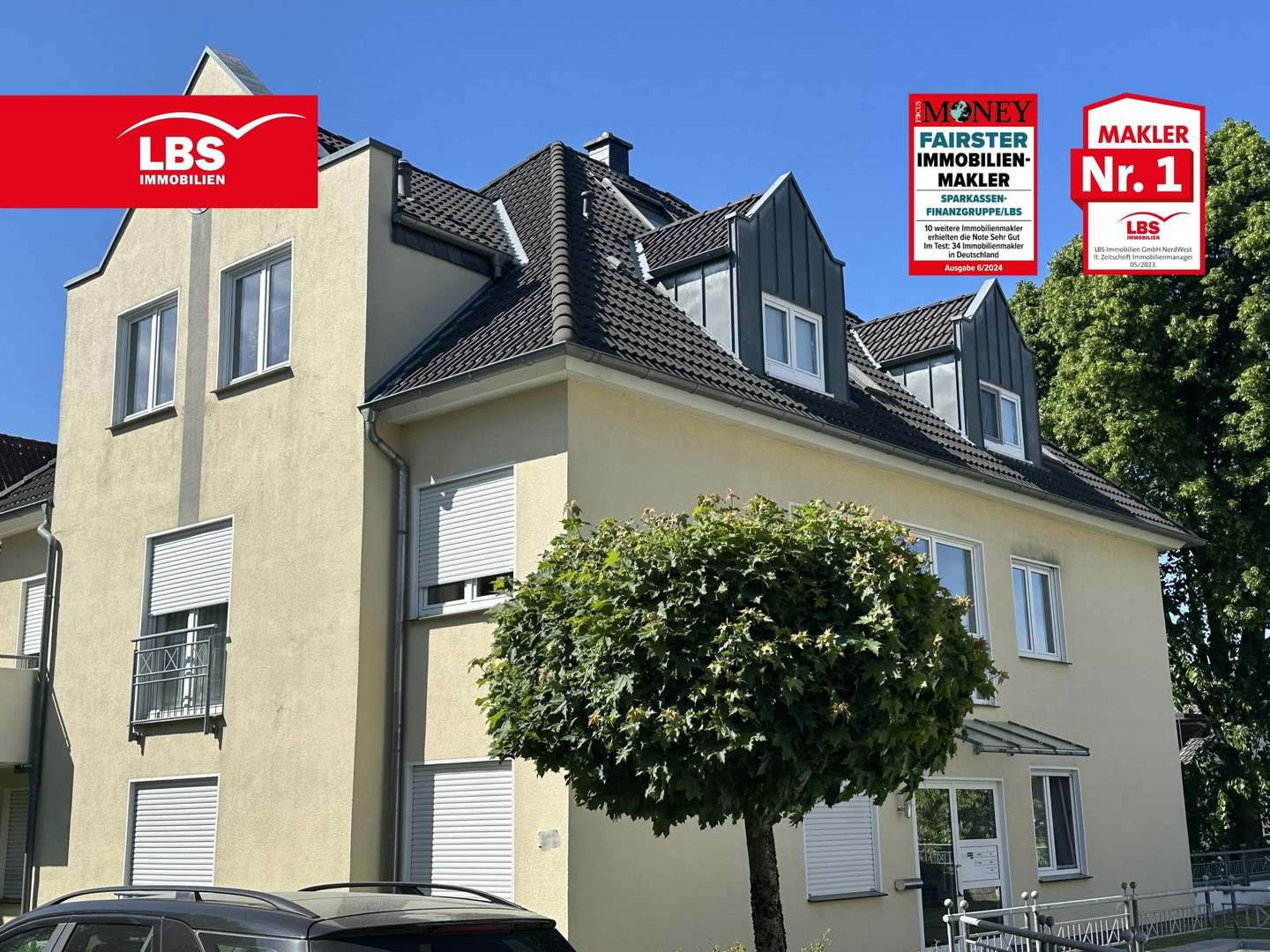 Vorderansicht - Etagenwohnung in 32756 Detmold mit 71m² kaufen