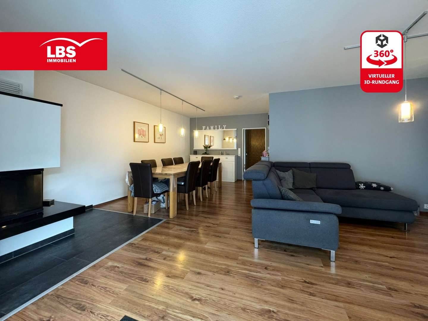 Wohn-Esszimmer - Reihenendhaus in 32832 Augustdorf mit 154m² kaufen