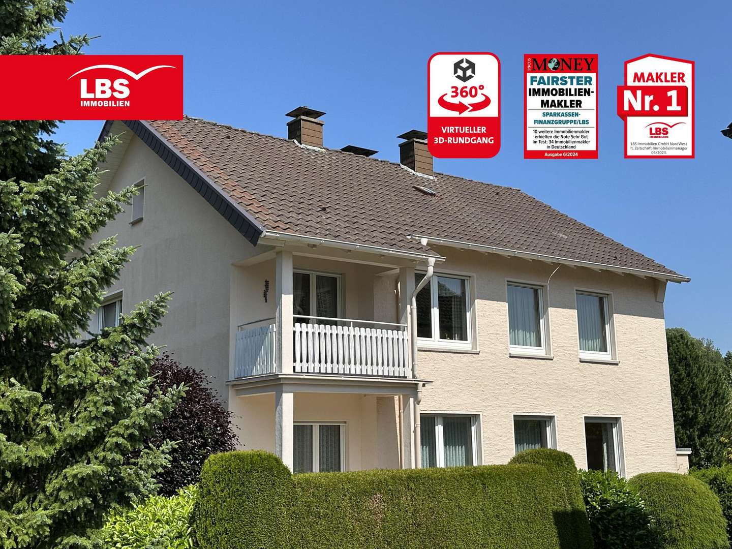 Südansicht Südansicht - Zweifamilienhaus in 32805 Horn-Bad Meinberg mit 147m² kaufen