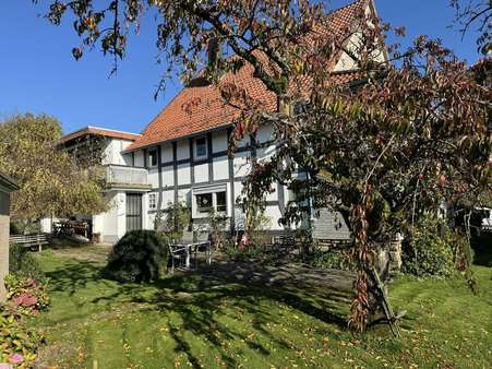 Außenansicht Außenansicht - Einfamilienhaus in 32694 Dörentrup mit 219m² kaufen