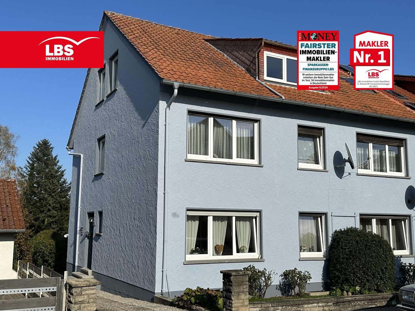 Vorderansicht-Hauseingang - Mehrfamilienhaus in 32683 Barntrup mit 235m² kaufen