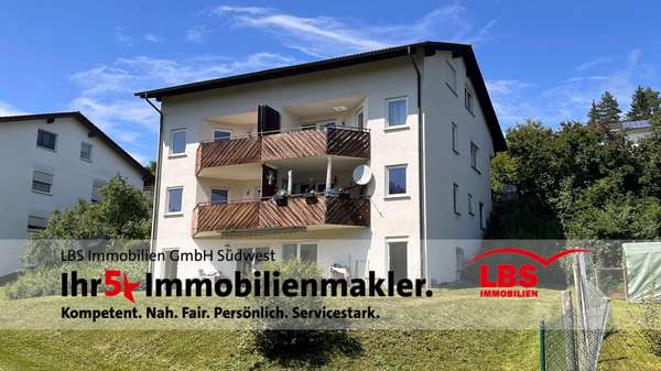 Wohnhaus Rückansicht_Südseite - Erdgeschosswohnung in 78647 Trossingen mit 55m² kaufen
