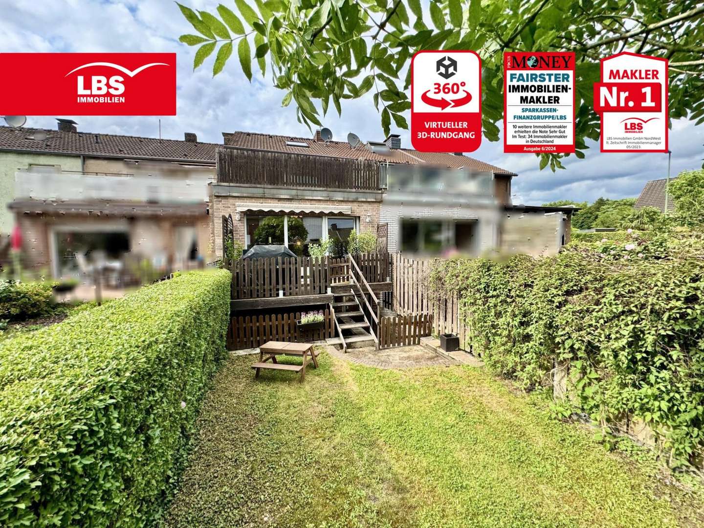 Rückansicht Rückansicht - Reihenmittelhaus in 47179 Duisburg mit 113m² kaufen