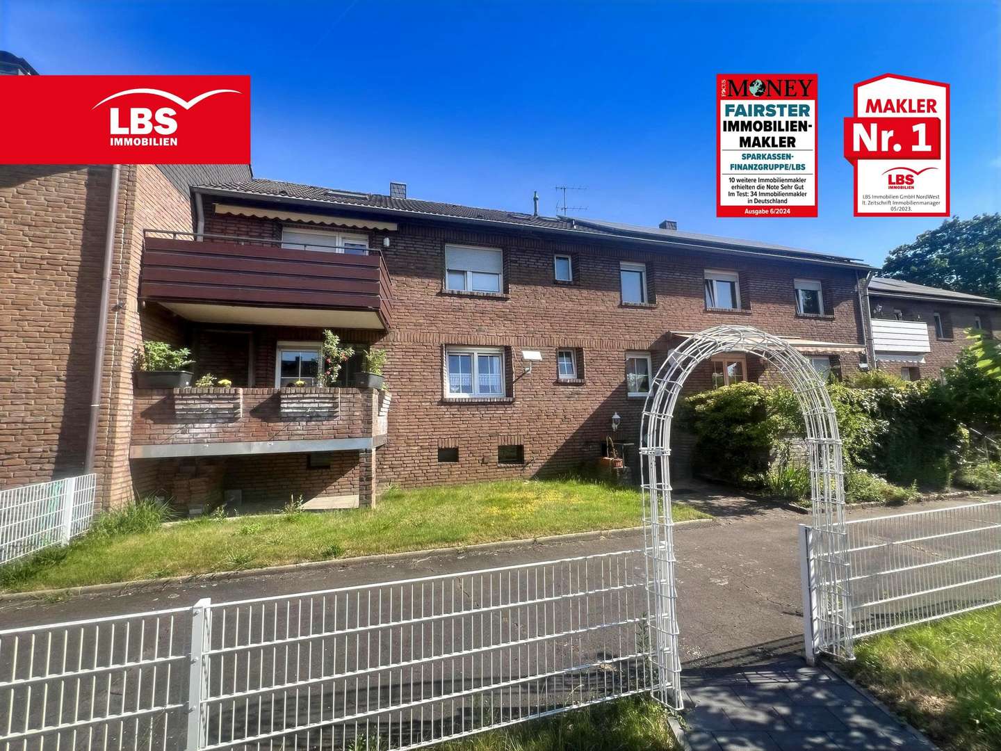 Blick vom Garten Blick vom Garten - Etagenwohnung in 47445 Moers mit 156m² kaufen