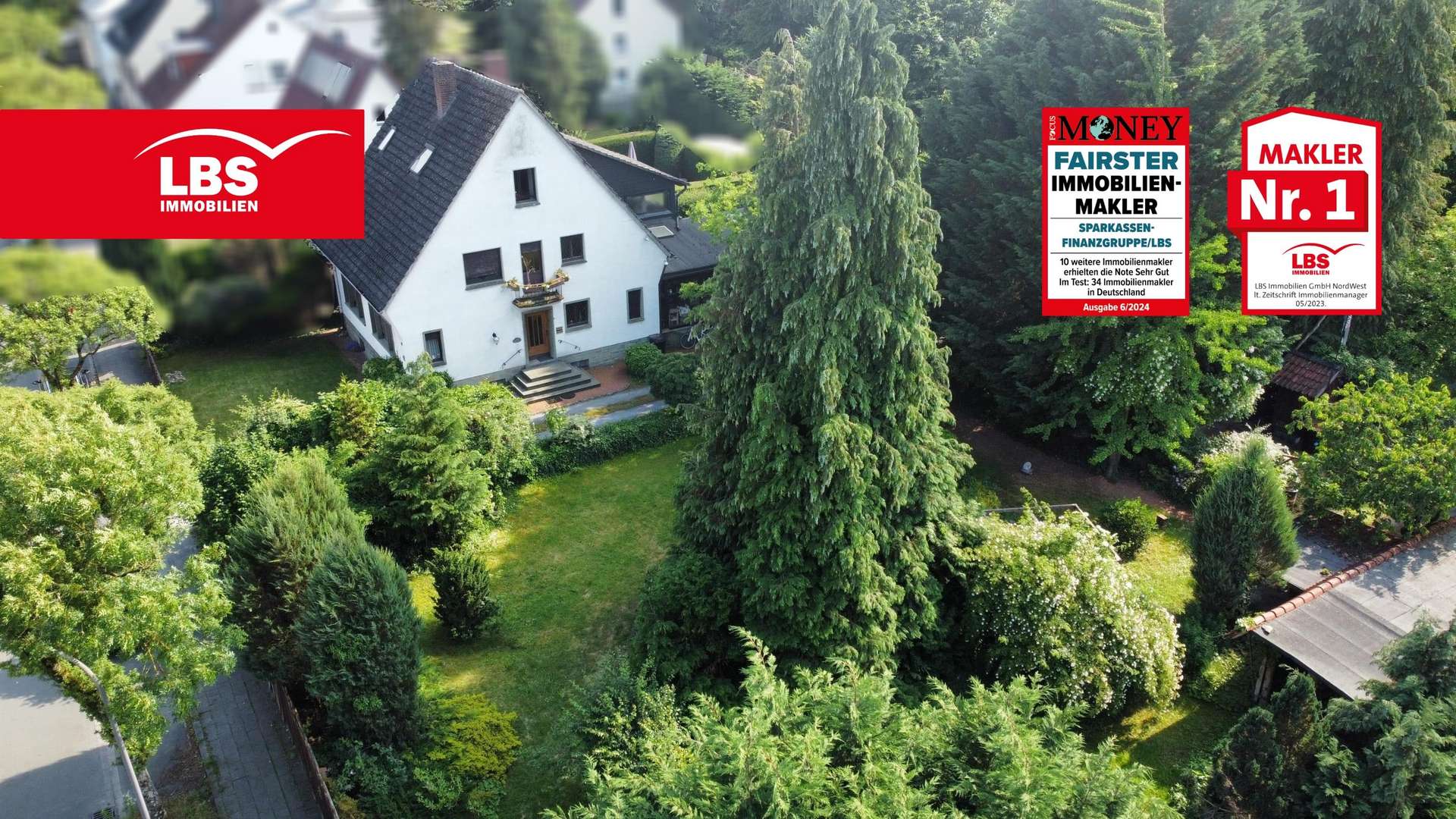 Luftbild Eingang Luftbild Eingang - Einfamilienhaus in 59557 Lippstadt mit 161m² als Kapitalanlage kaufen