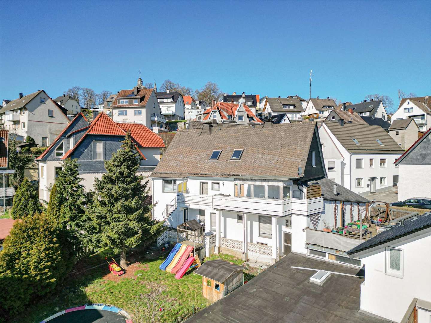 Gartenansicht - Einfamilienhaus in 59581 Warstein mit 190m² günstig kaufen