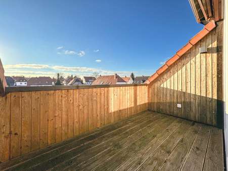 Loggia Sonnensicht  - Dachgeschosswohnung in 59494 Soest mit 38m² kaufen