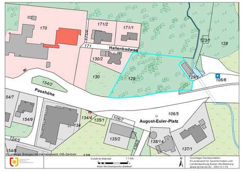Lageplan Lageplan - Grundstück in 79868 Feldberg mit 3870m² kaufen