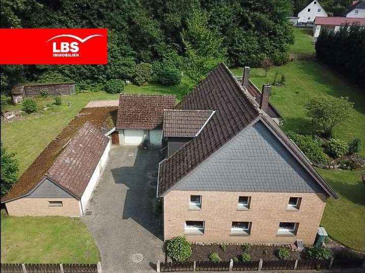 Luftansicht - Zweifamilienhaus in 32108 Bad Salzuflen mit 177m² kaufen