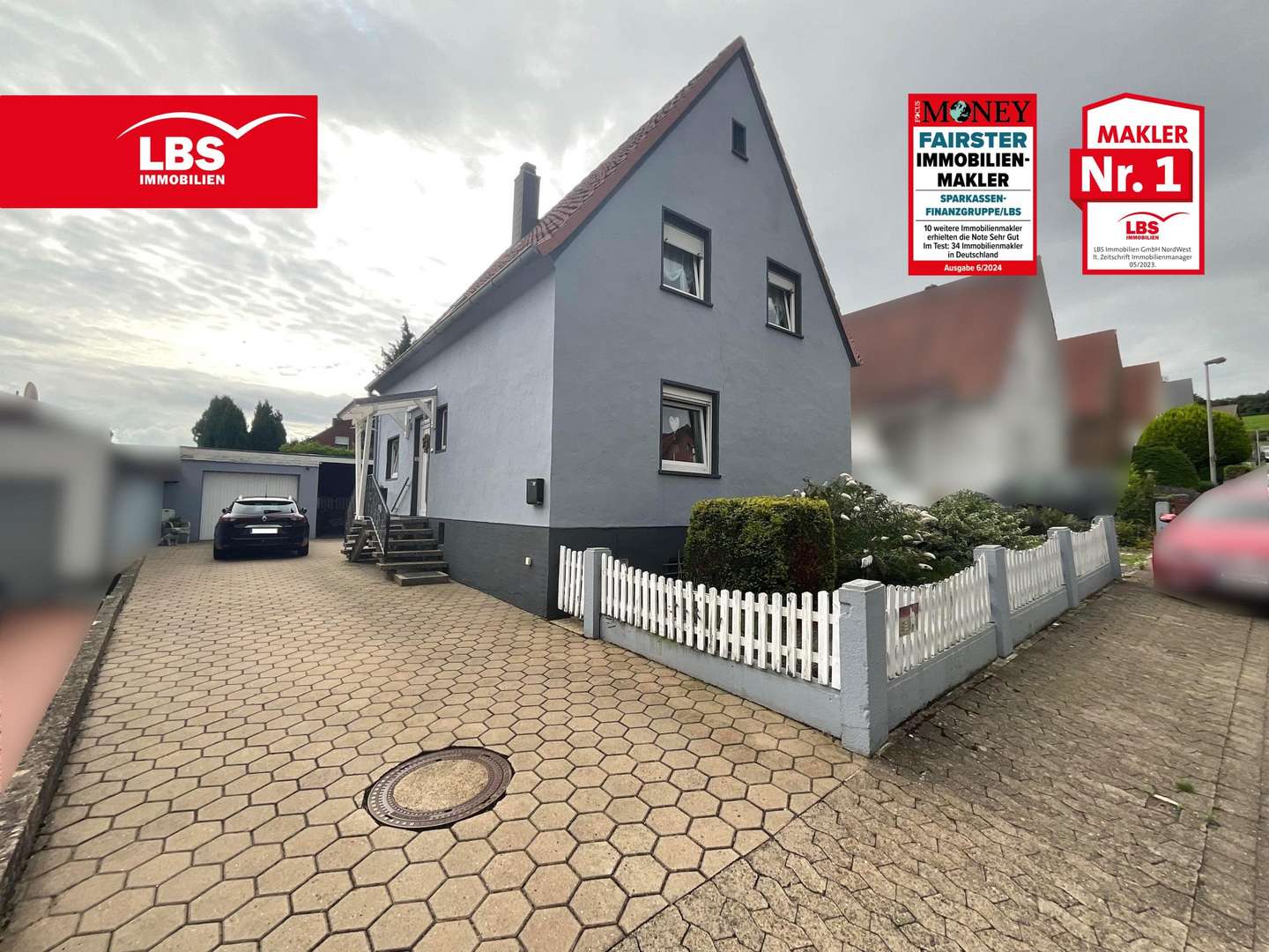 Straßenansicht  - Einfamilienhaus in 32457 Porta Westfalica mit 109m² kaufen