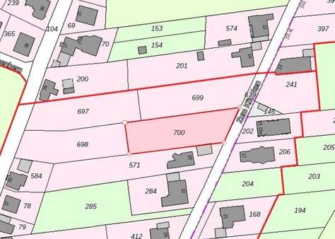 Lageplan - Grundstück in 59823 Arnsberg mit 1264m² kaufen