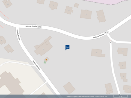 Bild aus Kartenansicht Bild aus Kartenansicht - Grundstück in 59939 Olsberg mit 724m² kaufen