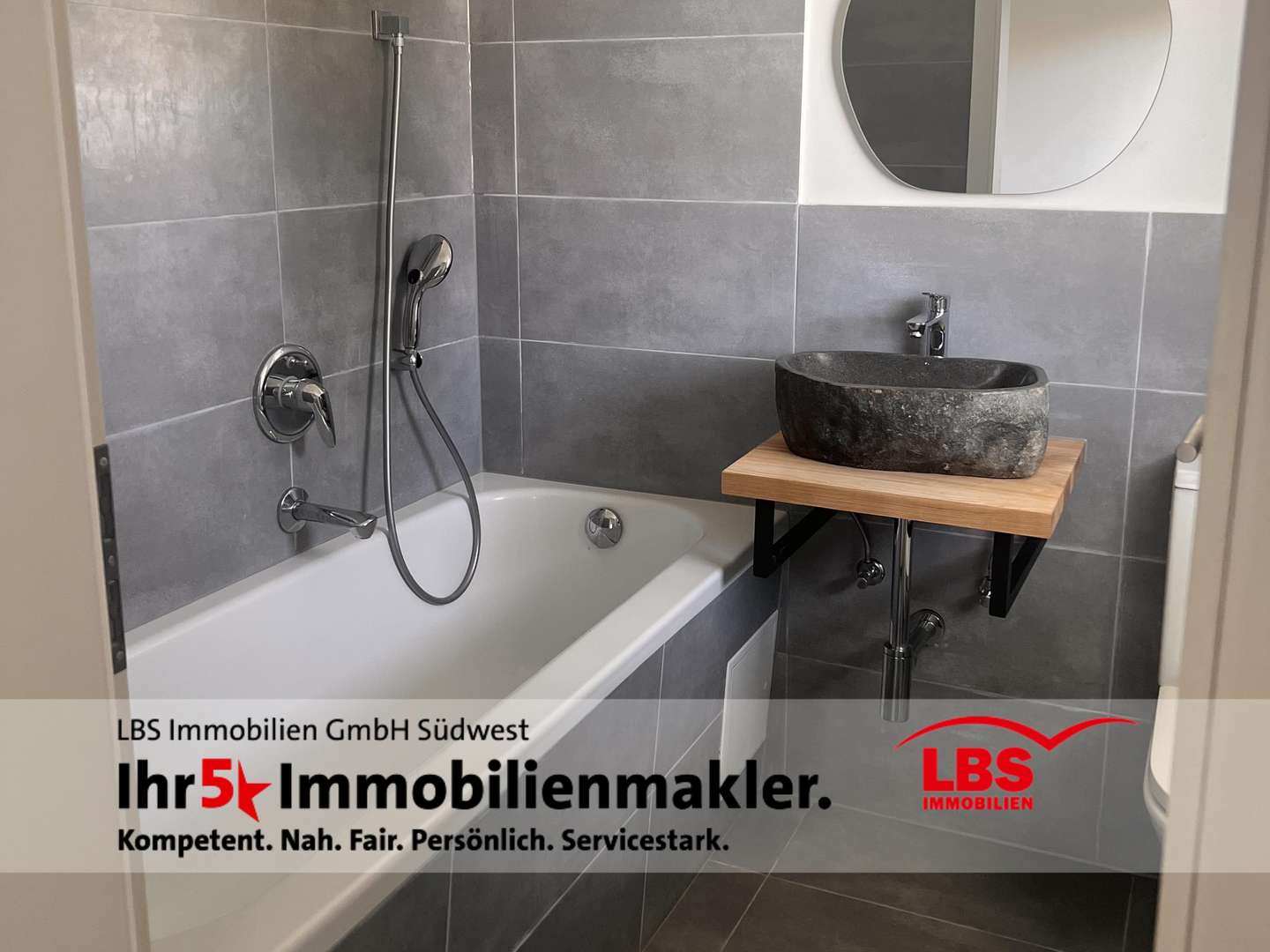 Badezimmer Badezimmer - Appartement in 77933 Lahr mit 36m² mieten