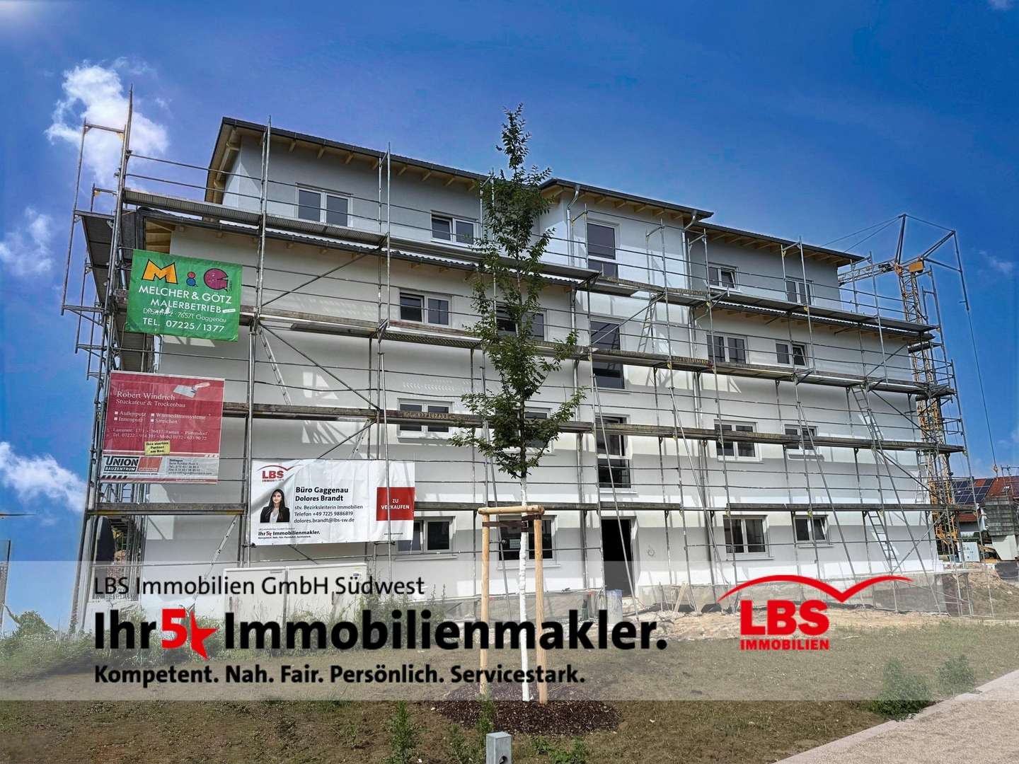 Außenansicht - Etagenwohnung in 76476 Bischweier mit 92m² kaufen