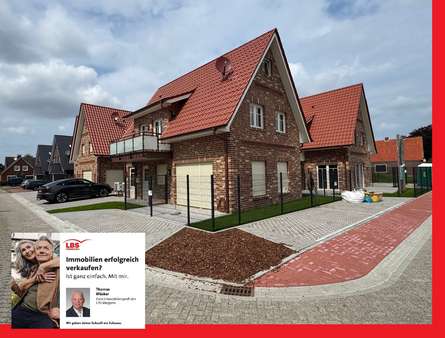 Ansicht der Wohnanlage - Maisonette-Wohnung in 26553 Dornum mit 78m² als Kapitalanlage kaufen