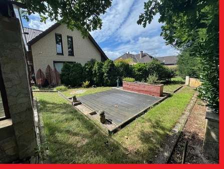 Ansicht vom Garten - Dachgeschosswohnung in 49811 Lingen mit 100m² kaufen