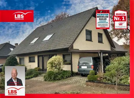 Großzügige Obergeschosswohnung mit Einbauküche und Gartenanteil in Lingen!