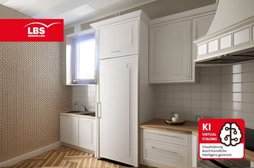 Küche + kleinem Essplatz - Doppelhaushälfte in 21365 Adendorf mit 111m² kaufen
