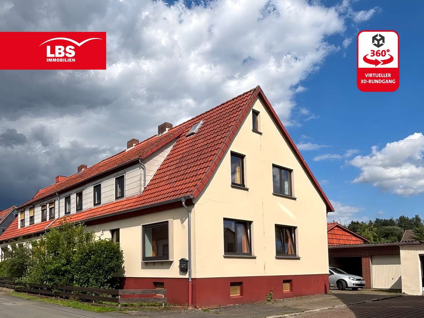 Außenansicht - Doppelhaushälfte in 37197 Hattorf mit 193m² kaufen