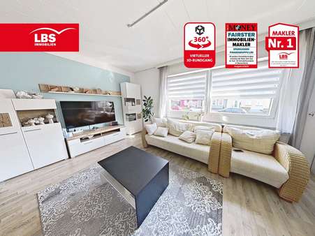 WE1 - Wohnzimmer  - Mehrfamilienhaus in 37412 Herzberg mit 295m² kaufen