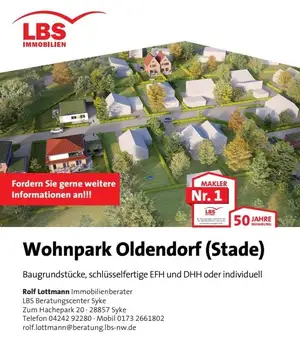 Attraktive Wohnbaugrundstücke in Oldendorf (Stade)