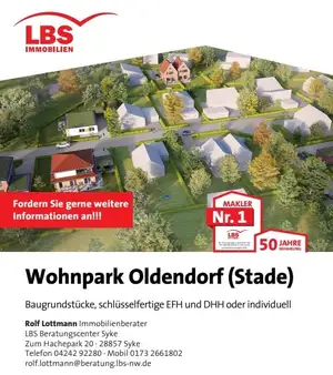 Neubau Einfamilien- oder Doppelhäuser in Oldendorf (Stade)