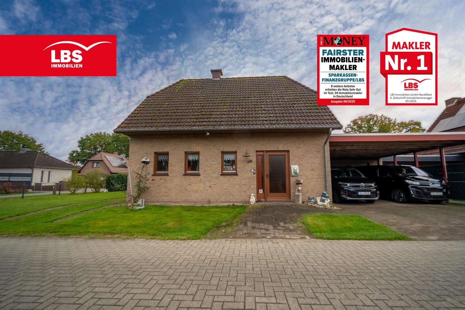 Außenansicht Außenansicht - Einfamilienhaus in 27777 Ganderkesee mit 117m² kaufen