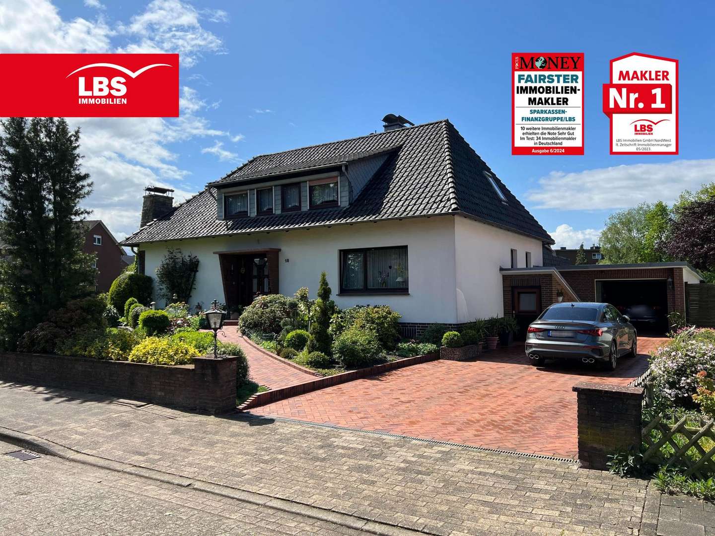 Front mit Garage - Einfamilienhaus in 49448 Lemförde mit 191m² kaufen