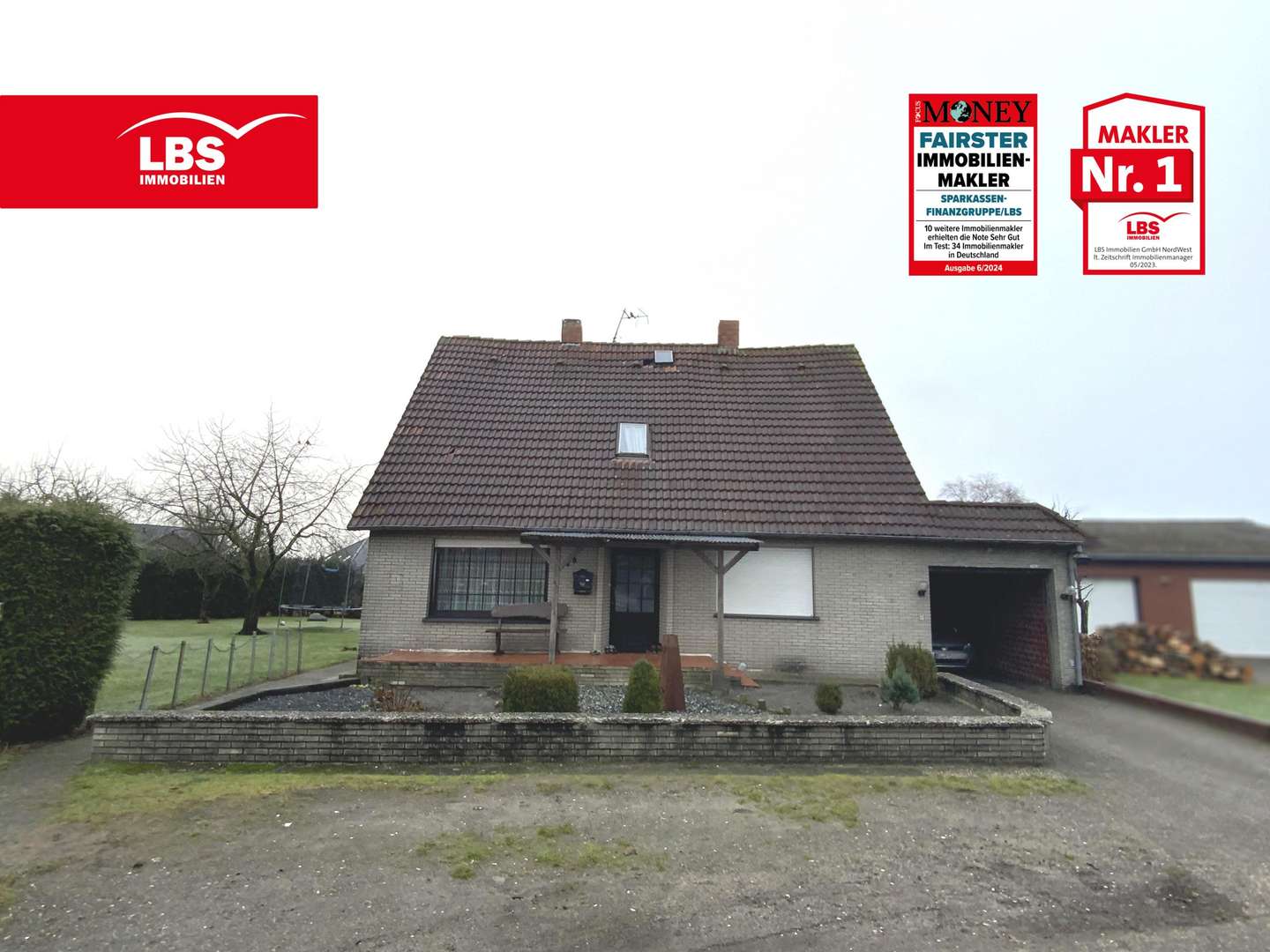Ansicht Straßenseite Südseite - Grundstück in 26897 Esterwegen mit 1450m² kaufen