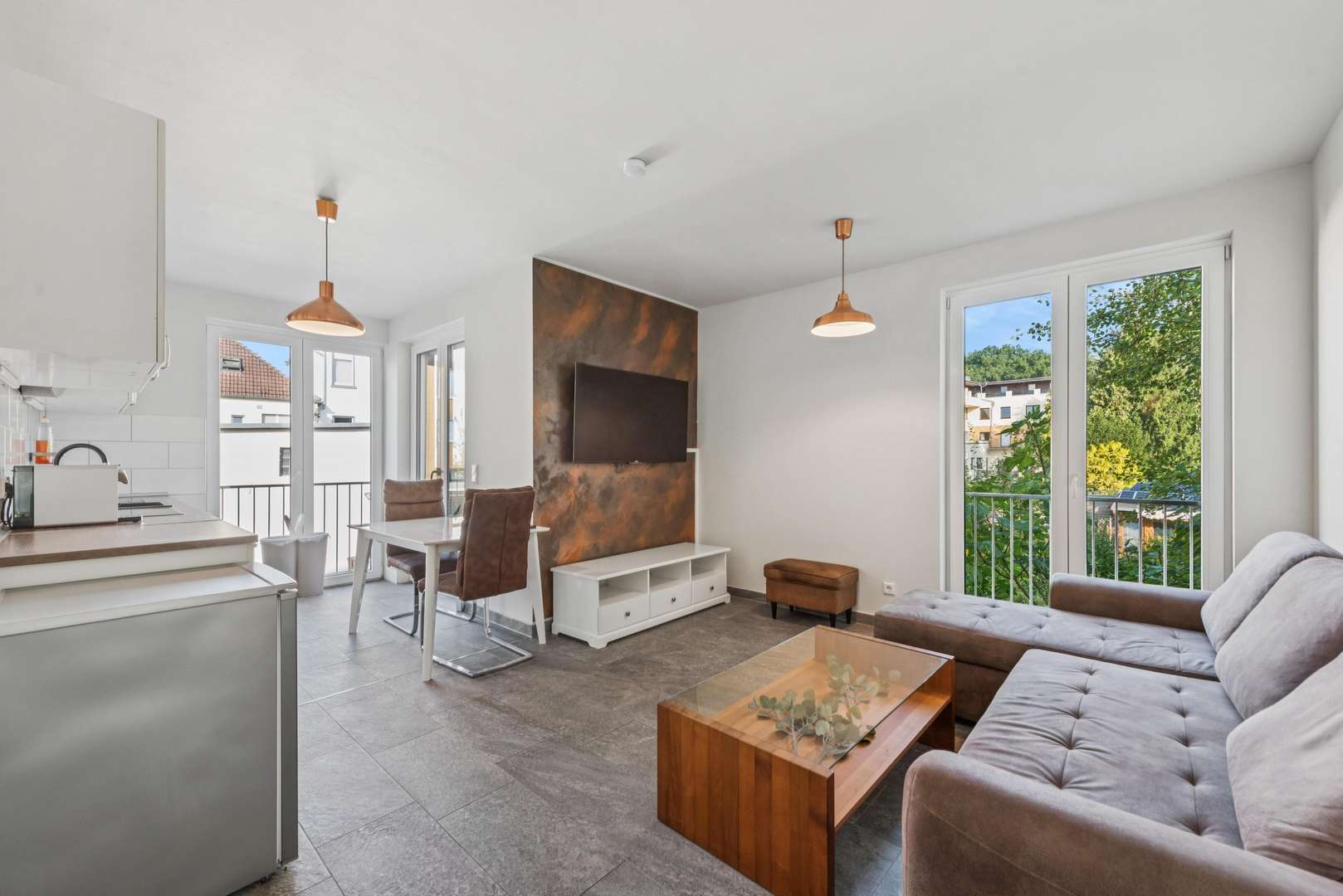 Wohn und Küchenbereich Wohn und Küchenbereich - Etagenwohnung in 49086 Osnabrück mit 67m² kaufen