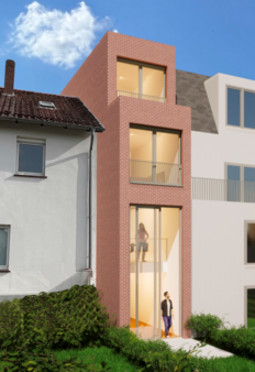 Urbanes Wohnhaus im Katharinenviertel: Grundstück mit Baugenehmigung