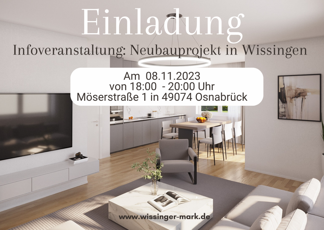 Infoveranstaltung - Etagenwohnung in 49143 Bissendorf mit 95m² kaufen