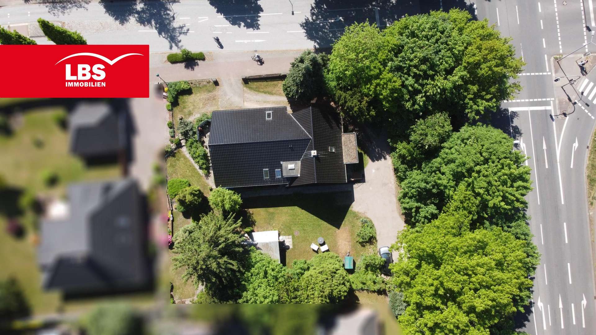 Drohnenaufnahme - Grundstück in 21629 Neu Wulmstorf mit 1591m² kaufen