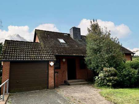 Ansicht Straßenseite - Zweifamilienhaus in 21224 Rosengarten mit 200m² kaufen