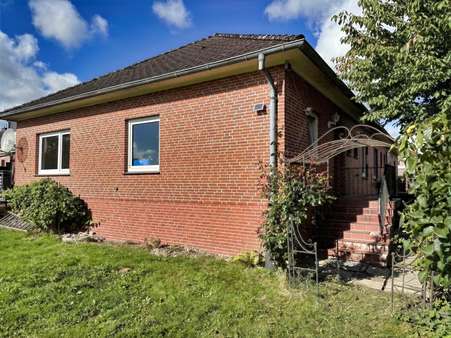 Ansicht Gartenseite IV - Doppelhaushälfte in 21635 Jork mit 80m² kaufen