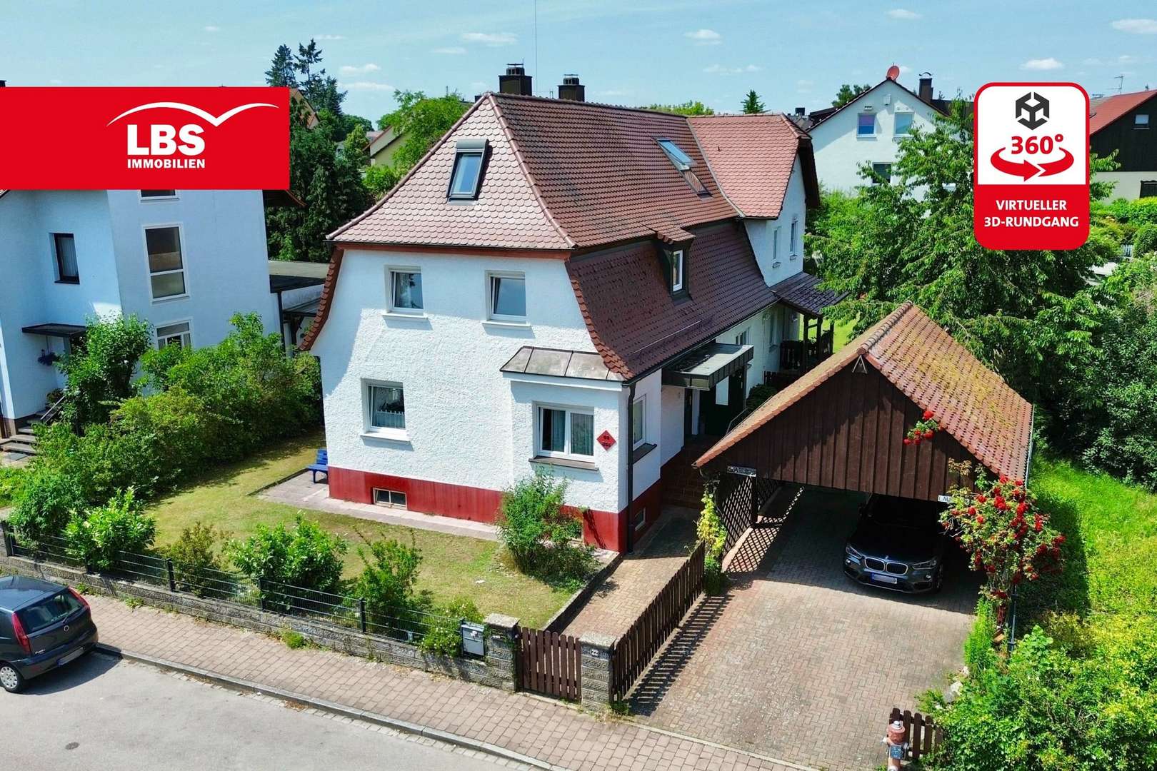 Ostansicht - Zweifamilienhaus in 90537 Feucht mit 186m² kaufen