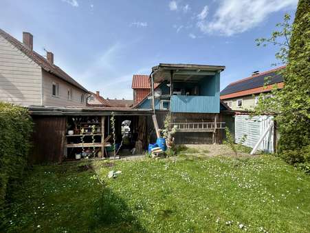 Blick vom Garten aufs Haus - Einfamilienhaus in 38170 Schöppenstedt mit 110m² kaufen