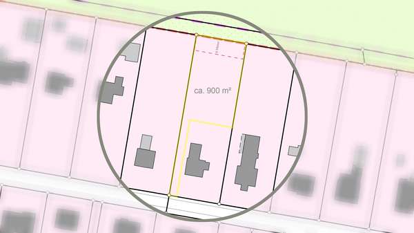 Grundstücksskizze - Grundstück in 29336 Nienhagen mit 900m² kaufen