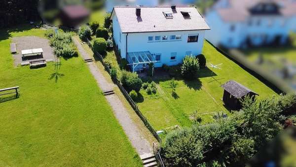 Drohnenansicht - Einfamilienhaus in 88416 Ochsenhausen mit 140m² kaufen