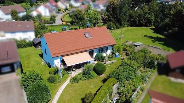 Drohnenansicht - Einfamilienhaus in 88416 Ochsenhausen mit 140m² kaufen
