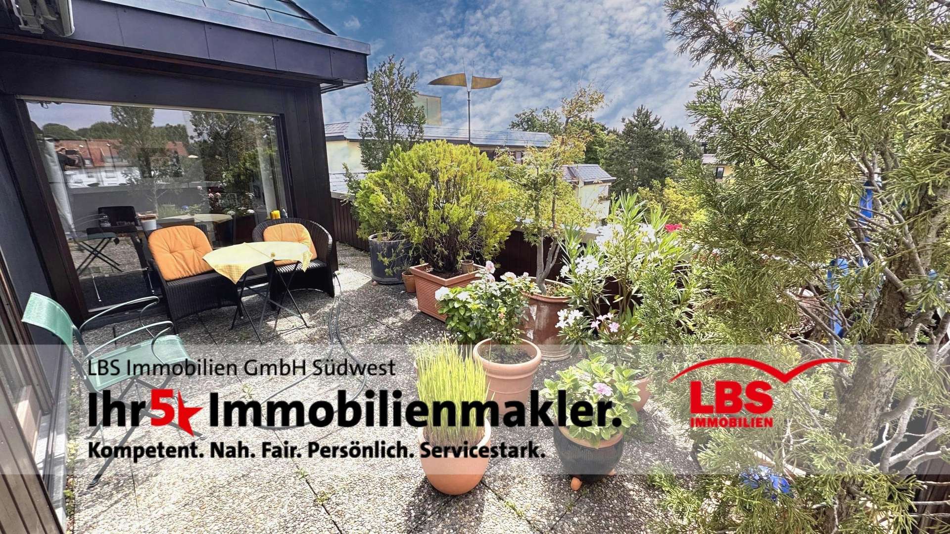 Balkon Balkon - Penthouse-Wohnung in 70736 Fellbach mit 120m² kaufen